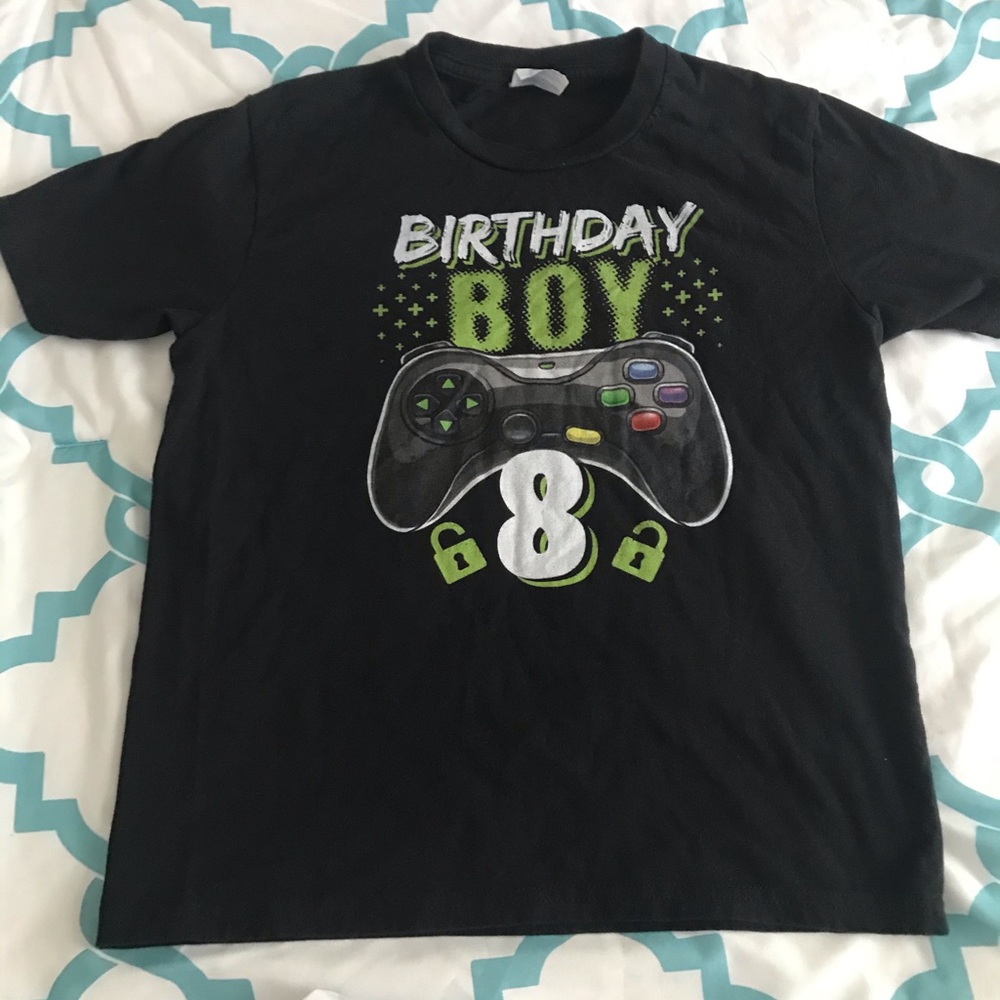 Custom made 8th birthday t shirt